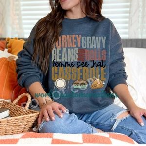 Women's Gray Graphic Crew Neck Sweater